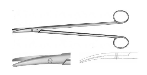 ВЕЛЛЕР НОЖИЦІ ВИГНУТІ 280MM